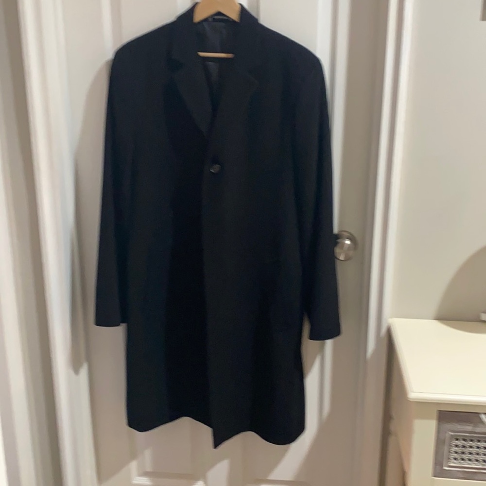 Men’s Nautica long pea coat back size L